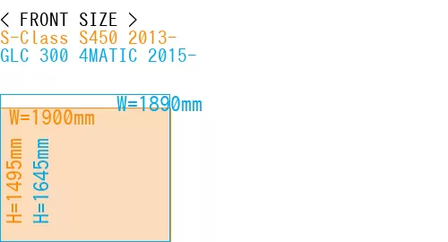 #S-Class S450 2013- + GLC 300 4MATIC 2015-